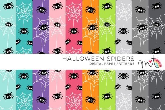 Download Halloween Spiders Digital Papers - Spiders Collection