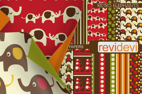 Download Elephant Retro Papers - Retro papers Collection