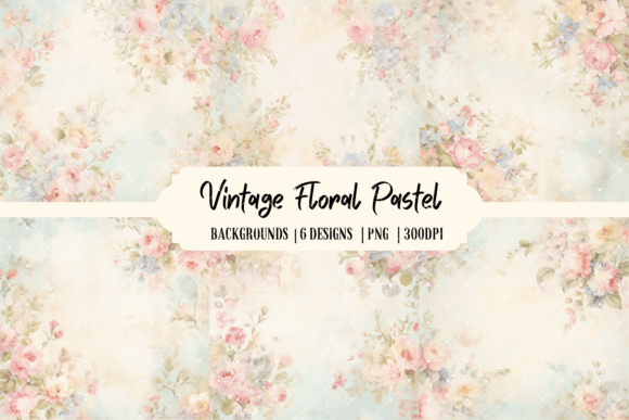 Download Vintage Floral Pastel Backgrounds - Pastel backgrounds Collection
