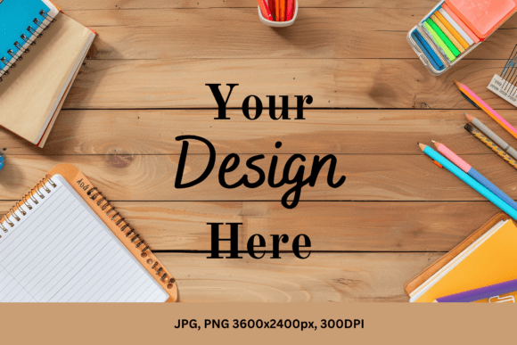 Download Background | School Supplies Mockup | - Premium Resources