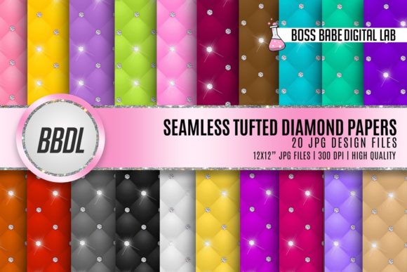 Download Seamless Tufted Gold Diamond Papers - Diamond papers Collection
