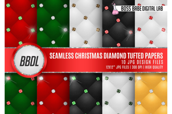 Download Seamless Christmas Tufted Diamond Papers - Diamond papers Collection