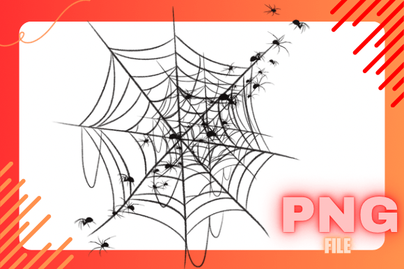 Download Spiders on Web Silhouette - Spiders Collection